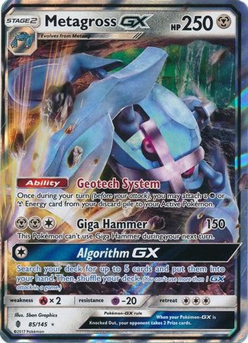 Metagross GX - 85/145 - Ultra Rare - Guardians Rising-Cherry Collectables
