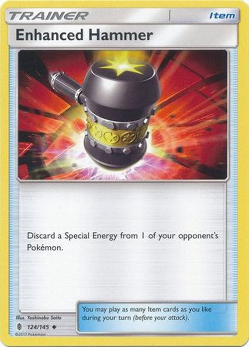 4x Enhanced Hammer - 124/145 - Uncommon Playset (4)-Cherry Collectables
