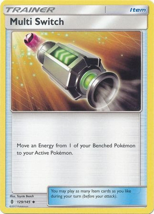 4x Multi Switch - 129/145 - Uncommon Playset (4)-Cherry Collectables