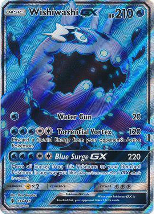 Wishiwashi GX - 133/145 - Full Art Ultra Rare - Guardians Rising-Cherry Collectables