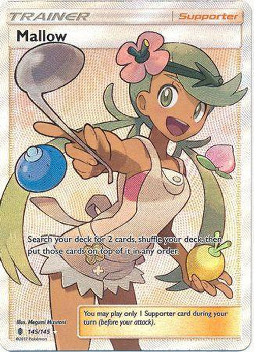 Mallow - 145/145 - Full Art Ultra Rare - Guardians Rising-Cherry Collectables