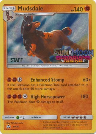 Mudsdale - SM20 - Staff Pre-Release Promo-Cherry Collectables