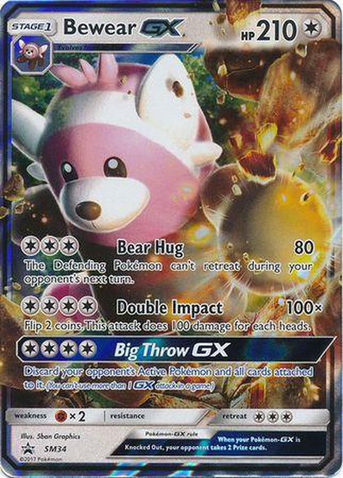 Bewear GX - SM34 - Promo-Cherry Collectables