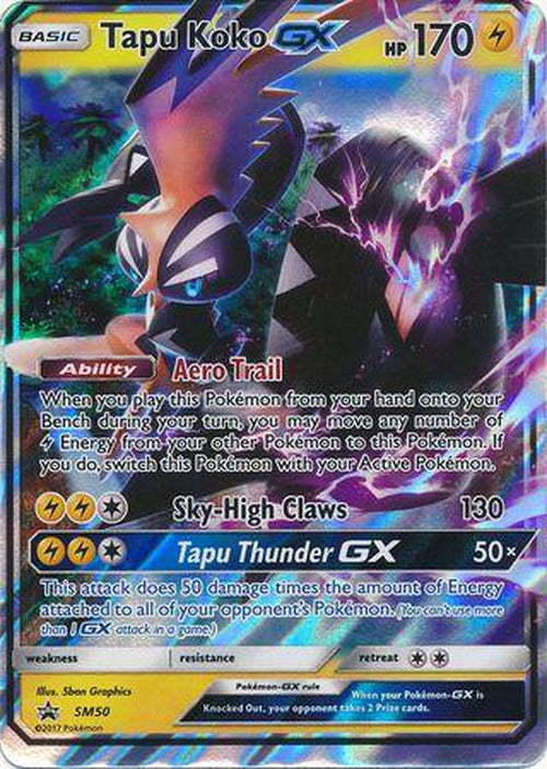 Tapu Koko GX - SM50 - Promo-Cherry Collectables