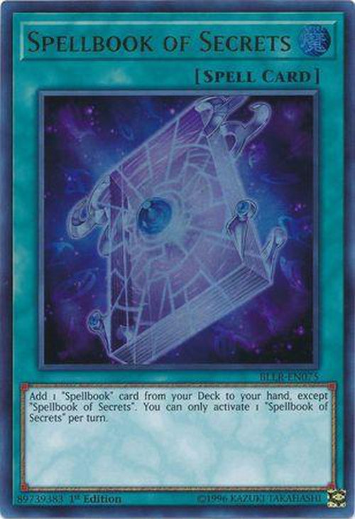 Spellbook of Secrets - BLLR-EN075 - Ultra Rare 1st Edition-Cherry Collectables