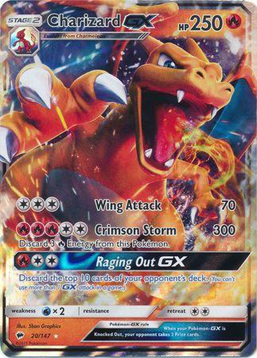 Charizard GX - 20/147 - Ultra Rare - Burning Shadows-Cherry Collectables