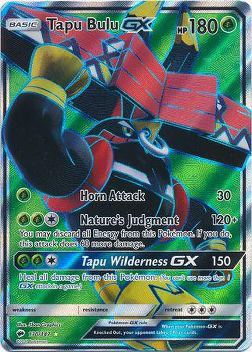 Tapu Bulu GX - 130/147 - Full Art Ultra Rare - Burning Shadows-Cherry Collectables