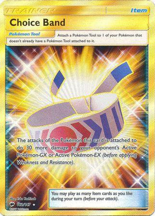 Choice Band - 162/147 - Secret Rare - Burning Shadows-Cherry Collectables