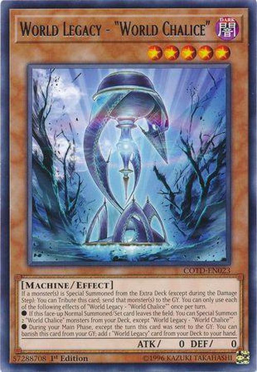 World Legacy - World Chalice - COTD-EN023 - Rare 1st Edition-Cherry Collectables