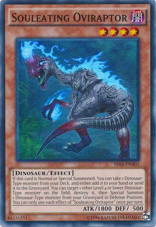Souleating Oviraptor - SR04-EN002 - Super Rare Unlimited-Cherry Collectables