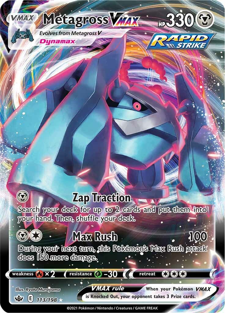 Metagross VMAX - 113/198 - Ultra Rare Chilling Reign