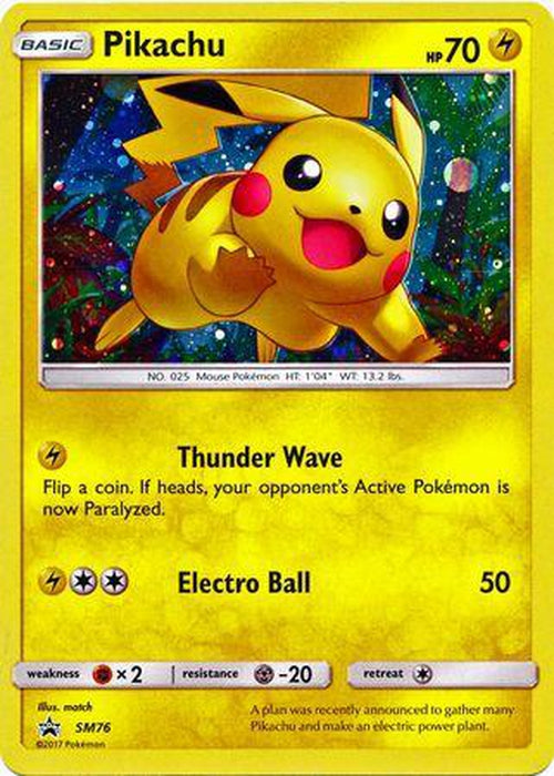 Pikachu - SM76 - Holo Promo-Cherry Collectables