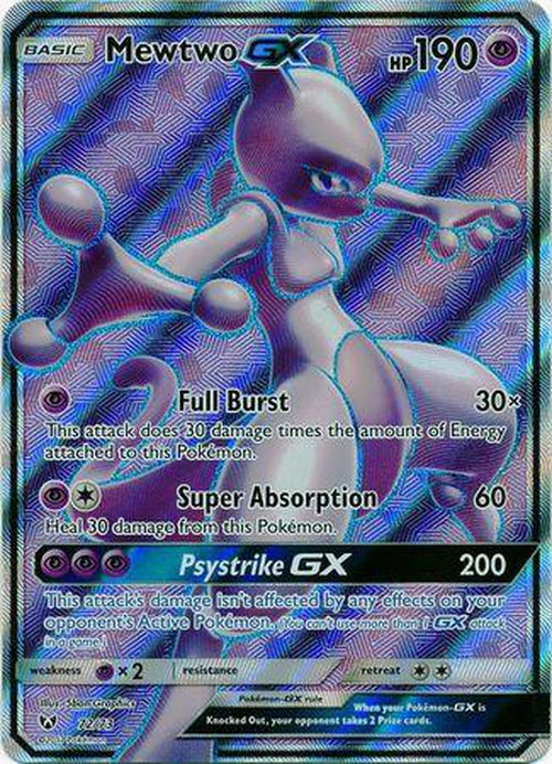 Mewtwo GX - 72/73 - Full Art Ultra Rare - Shining Legends-Cherry Collectables