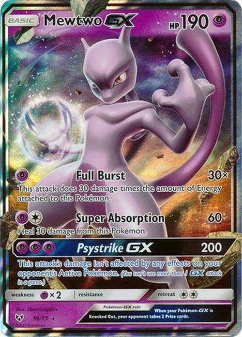 Mewtwo GX - 39/73 - Ultra Rare - Shining Legends-Cherry Collectables
