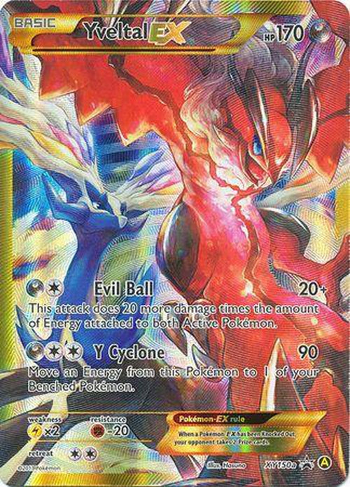 Yveltal EX - XY150a - Alternate Art Promo-Cherry Collectables