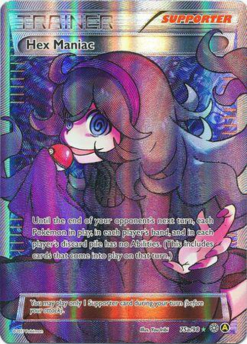 Hex Maniac - 75a/98 - Uncommon Alternate Art Promo - Ancient Origins-Cherry Collectables