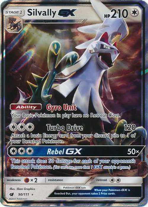 Silvally GX - 90/111 - Ultra Rare - Crimson Invasion-Cherry Collectables