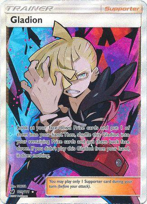 Gladion - 109/111 - Full Art Ultra Rare - Crimson Invasion-Cherry Collectables
