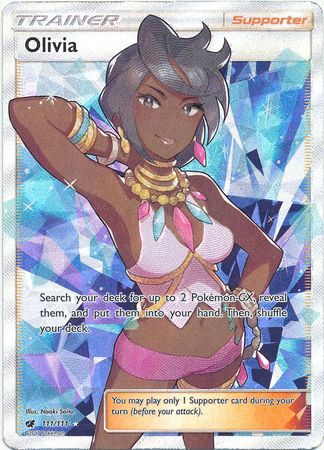 Olivia - 111/111 - Full Art Ultra Rare - Crimson Invasion-Cherry Collectables