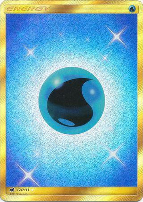 Water Energy - 124/111 - Secret Rare - Crimson Invasion-Cherry Collectables
