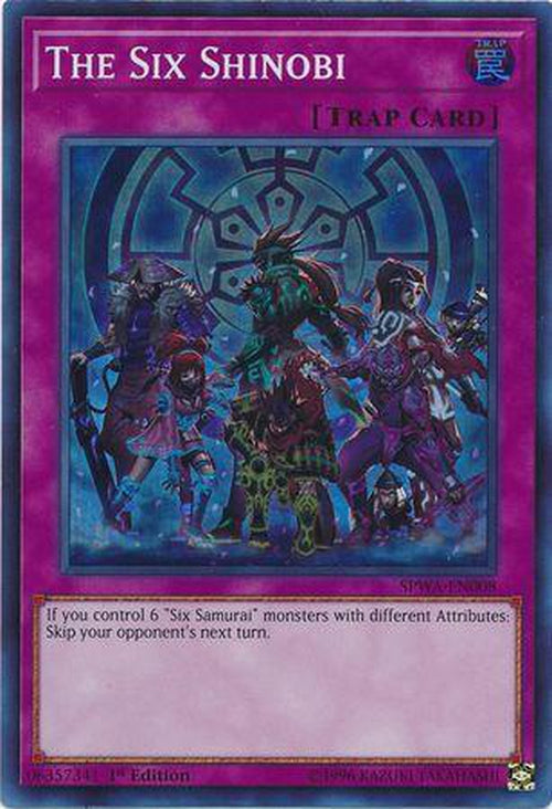 The Six Shinobi - SPWA-EN008 - Super Rare 1st Edition-Cherry Collectables