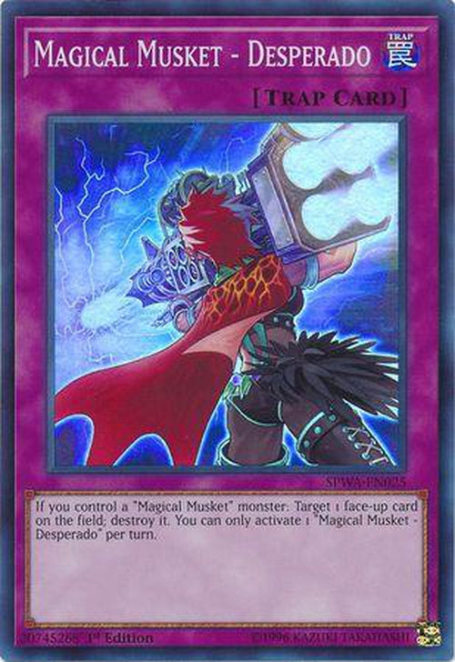 Magical Musket - Desperado - SPWA-EN025 - Super Rare 1st Edition-Cherry Collectables