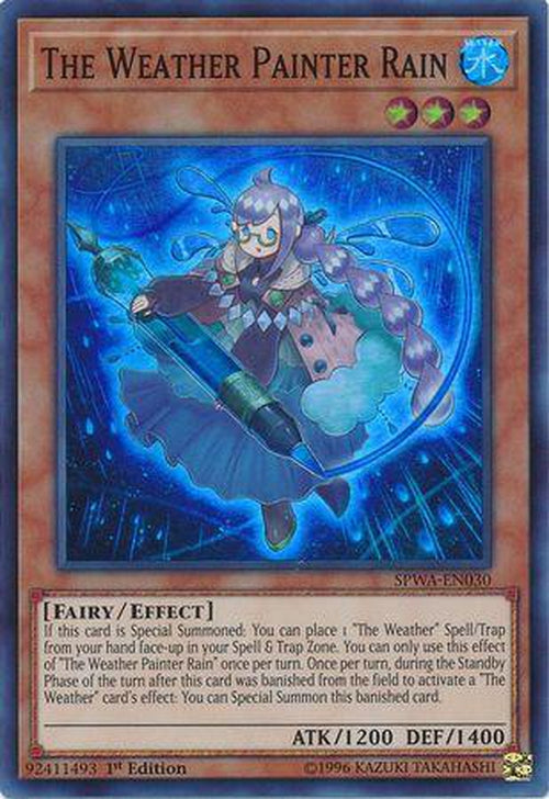The Weather Painter Rain - SPWA-EN030 - Super Rare 1st Edition-Cherry Collectables