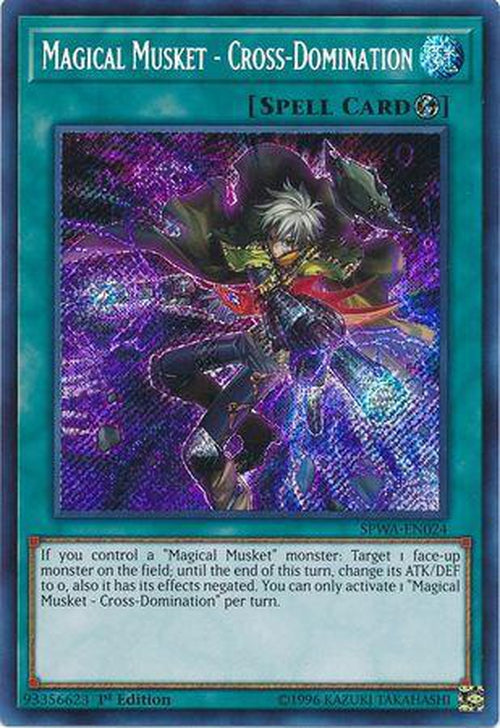 Magical Musket - Cross-Domination - SPWA-EN024 - Secret Rare 1st Edition-Cherry Collectables