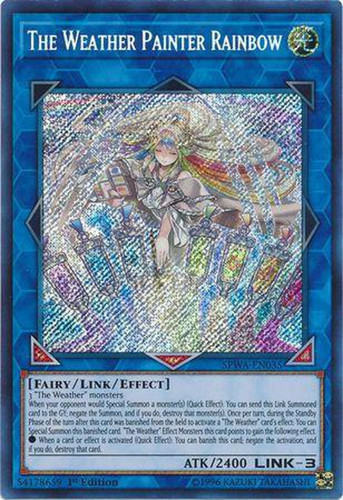 The Weather Painter Rainbow - SPWA-EN035 - Secret Rare 1st Edition-Cherry Collectables