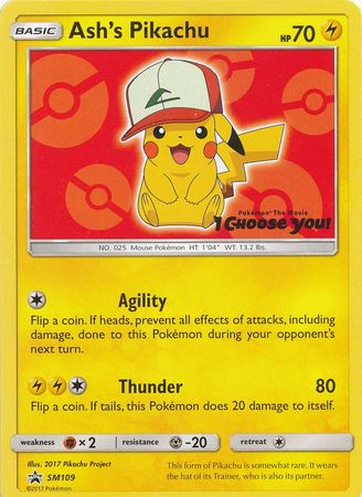 Ash's Pikachu - SM109 - Promo-Cherry Collectables