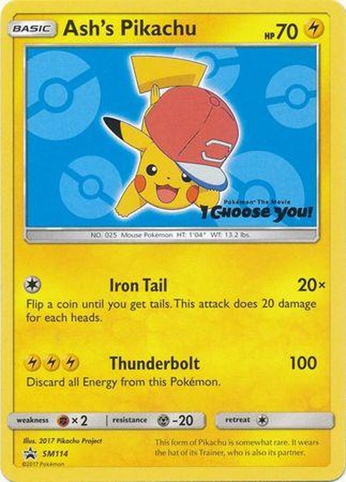 Ash's Pikachu - SM114 - Promo-Cherry Collectables