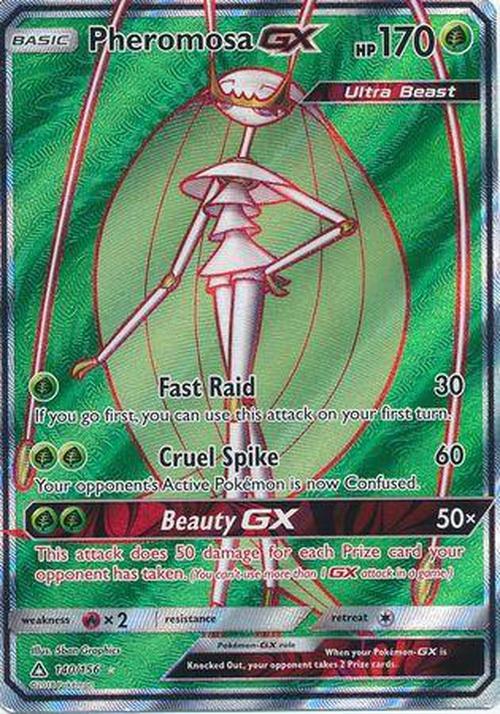 Pheromosa GX - 140/156 - Full Art Ultra Rare - Ultra Prism Cherry Collectables Pheromosa GX - 140/156 - Full Art Ultra Rare - Ultra Prism Cherry Collectables
