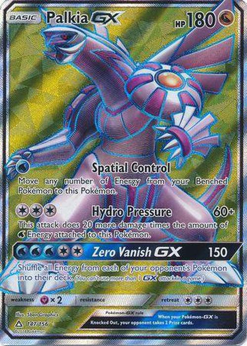 Palkia GX - 147/156 - Full Art Ultra Rare - Ultra Prism-Cherry Collectables