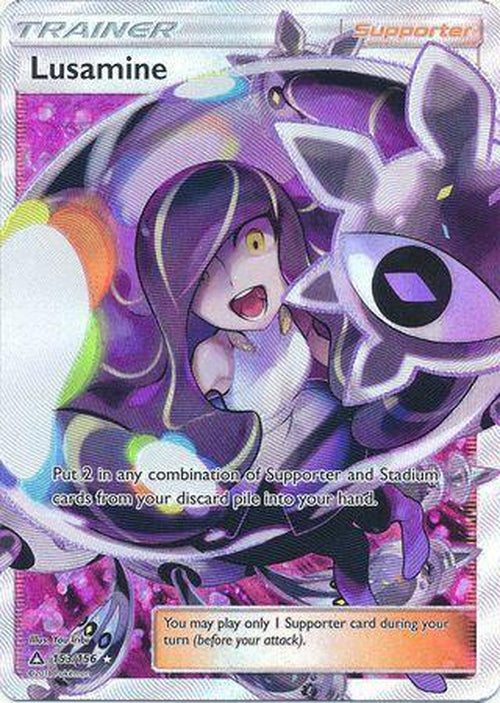 Lusamine - 153/156 - Full Art Ultra Rare - Ultra Prism-Cherry Collectables