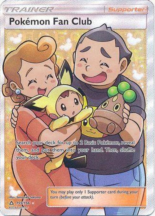 Pokemon Fan Club - 155/156 - Full Art Ultra Rare - Ultra Prism-Cherry Collectables