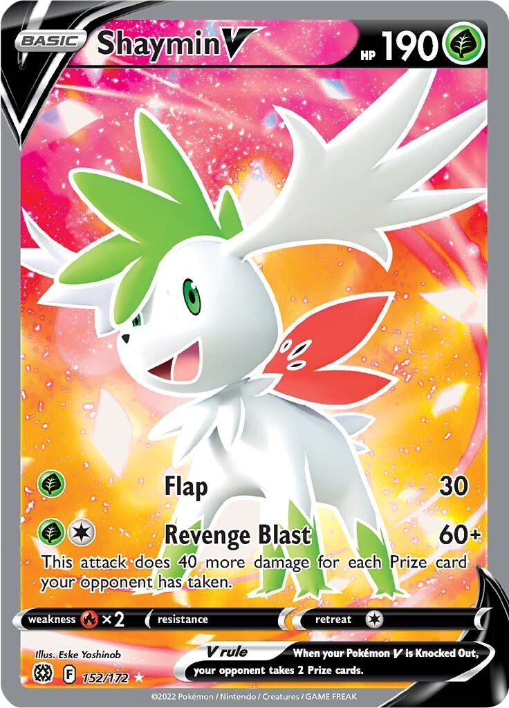 Shaymin V - 152/172 - Full Art Ultra Rare