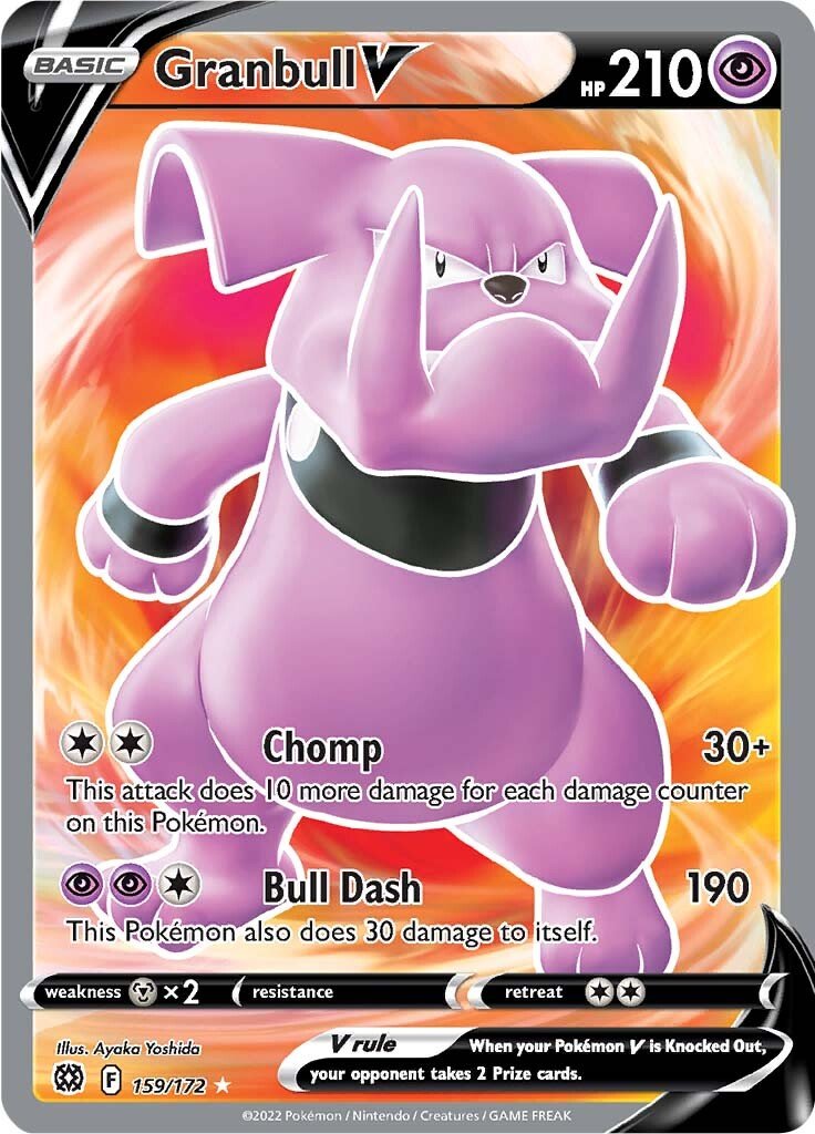 Granbull V - 159/172 - Full Art Ultra Rare