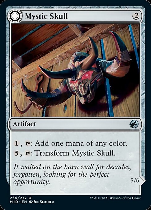 256Mystic Skull // Mystic Monstrosity 256/277 Uncommon - Midnight Hunt
