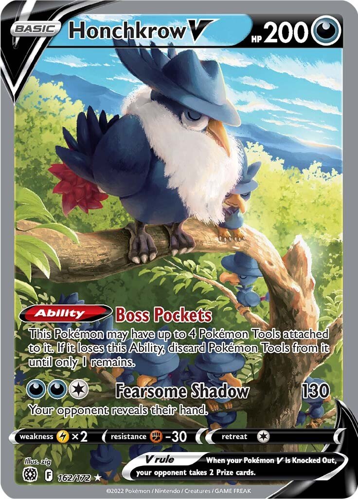 Honchkrow V - 88/172 - Alternate Art Ultra Rare