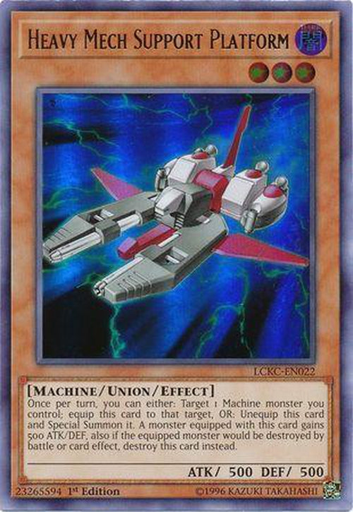 Heavy Mech Support Platform - LCKC-EN022 - Ultra Rare 1st Edition-Cherry Collectables