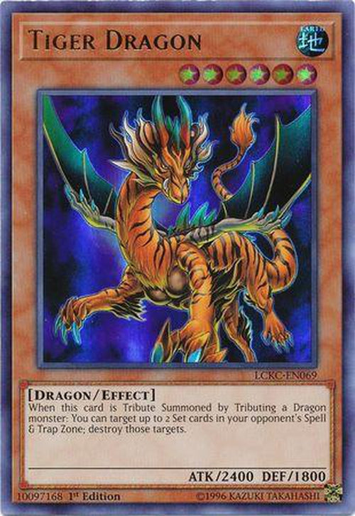 Tiger Dragon - LCKC-EN069 - Ultra Rare 1st Edition-Cherry Collectables