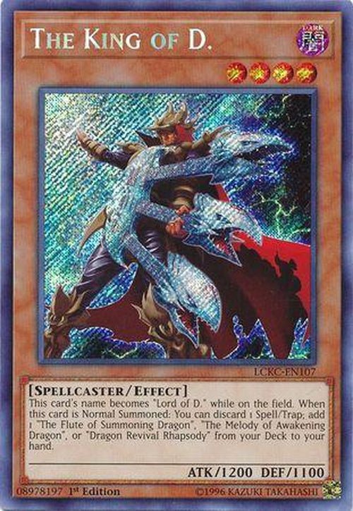 The King of D. - LCKC-EN107 - Secret Rare 1st Edition-Cherry Collectables