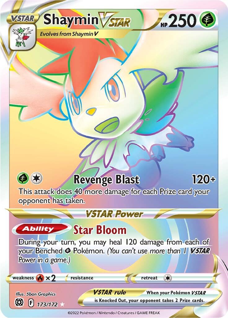 Shaymin VSTAR - 173/172 - Hyper Rare
