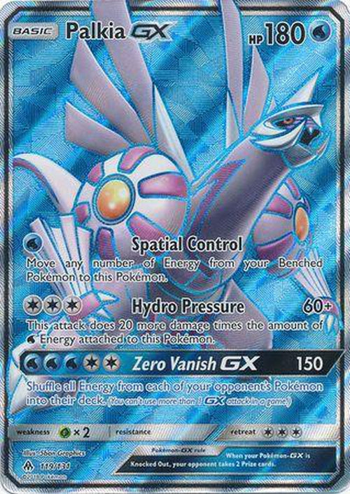 Palkia GX - 119/131 - Full Art Ultra Rare - Forbidden Light-Cherry Collectables