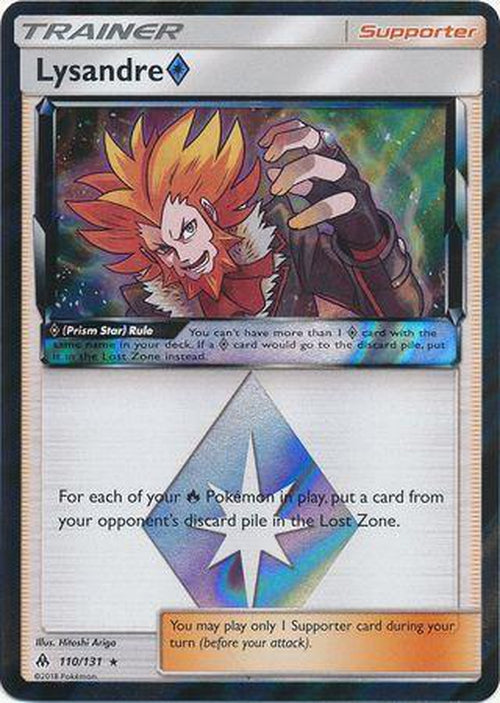 Lysandre Prism Star - 110/131 - Holo Rare - Forbidden Light-Cherry Collectables