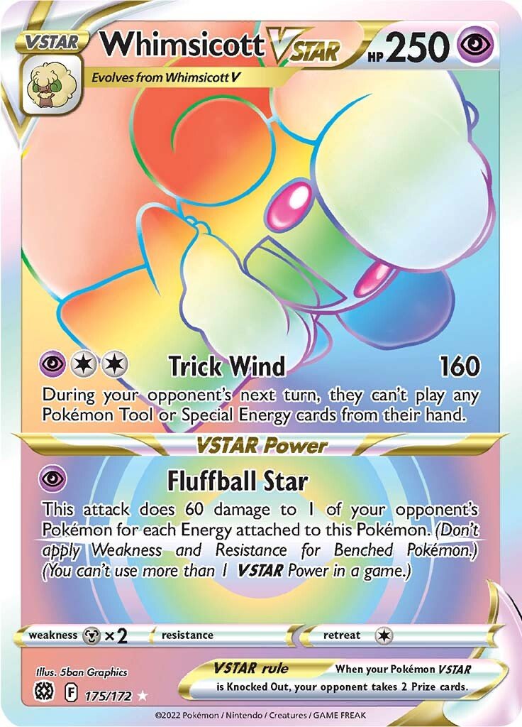 Whimsicott VSTAR - 175/172 - Hyper Rare