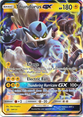 Thundurus GX - SM133 - Promo-Cherry Collectables