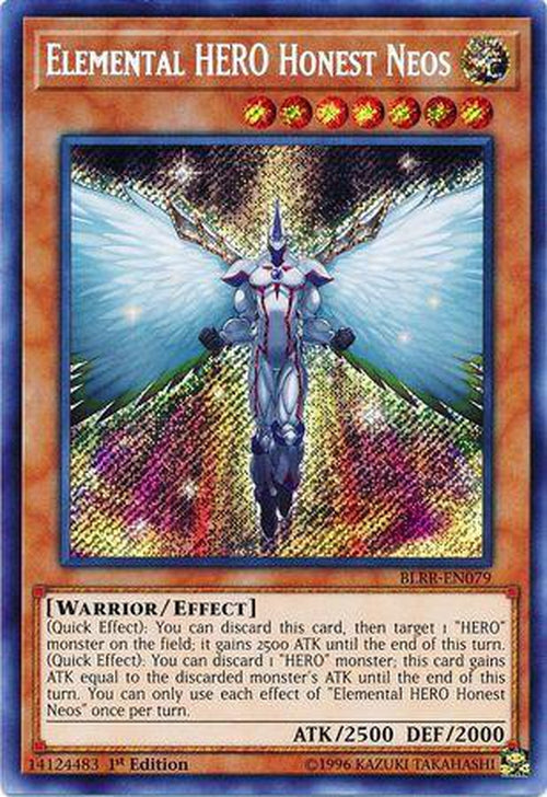 Elemental HERO Honest Neos - BLRR-EN079 - Secret Rare 1st Edition-Cherry Collectables