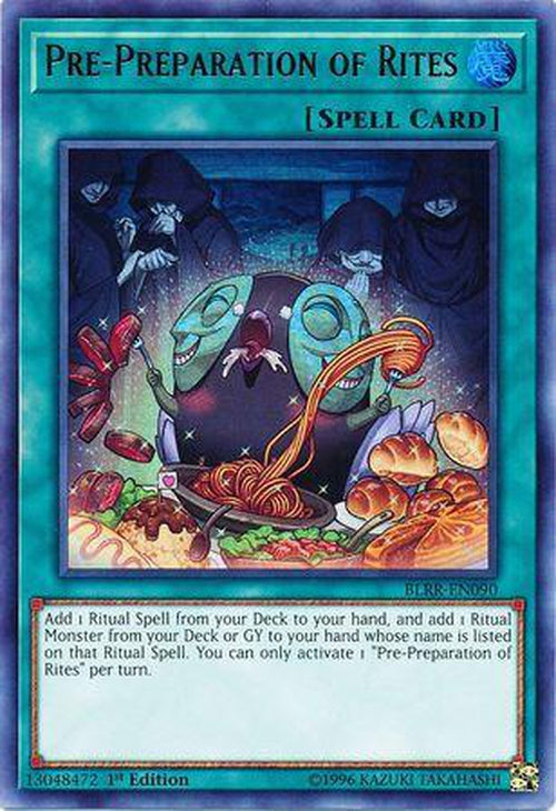 Pre-Preparation of Rites - BLRR-EN090 - Ultra Rare 1st Edition-Cherry Collectables