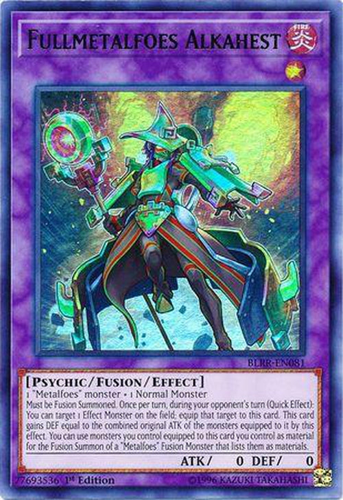 Fullmetalfoes Alkahest - BLRR-EN081 - Ultra Rare 1st Edition-Cherry Collectables